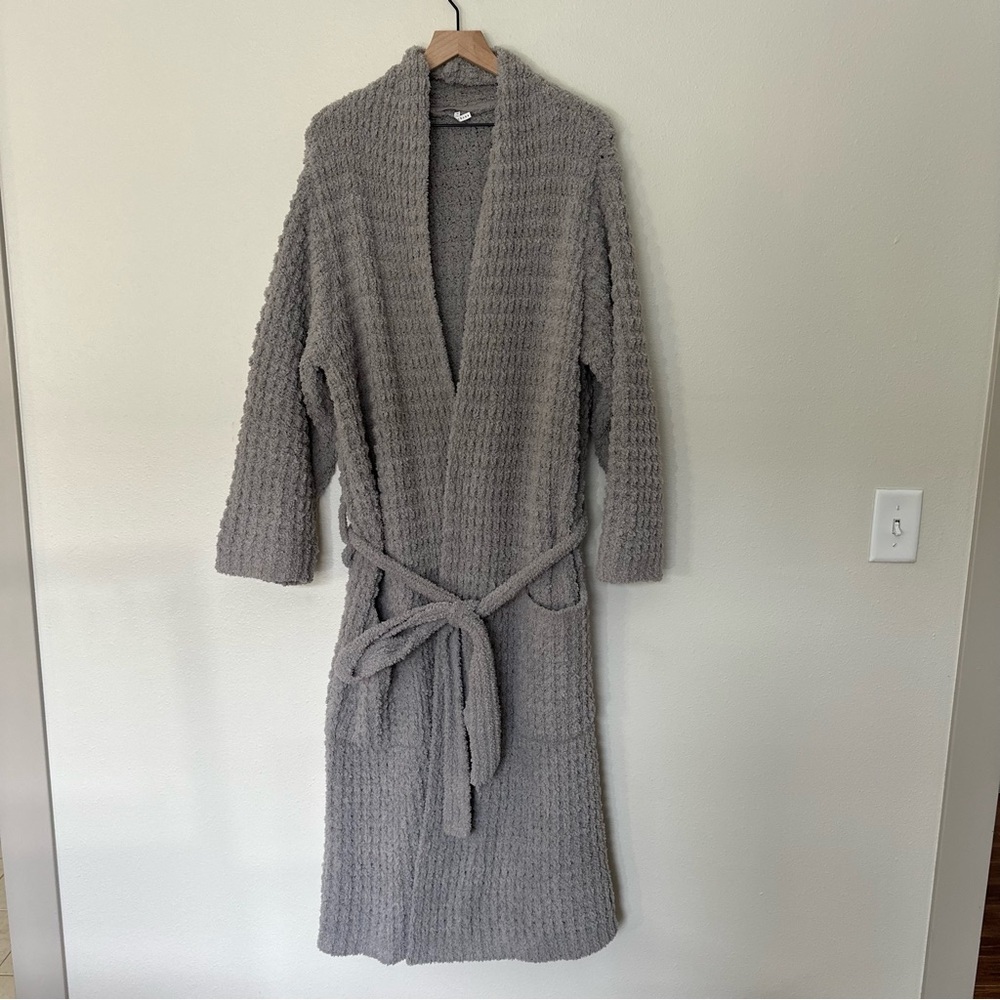 POTTERY BARN Cozy Waffle Sweater Robe